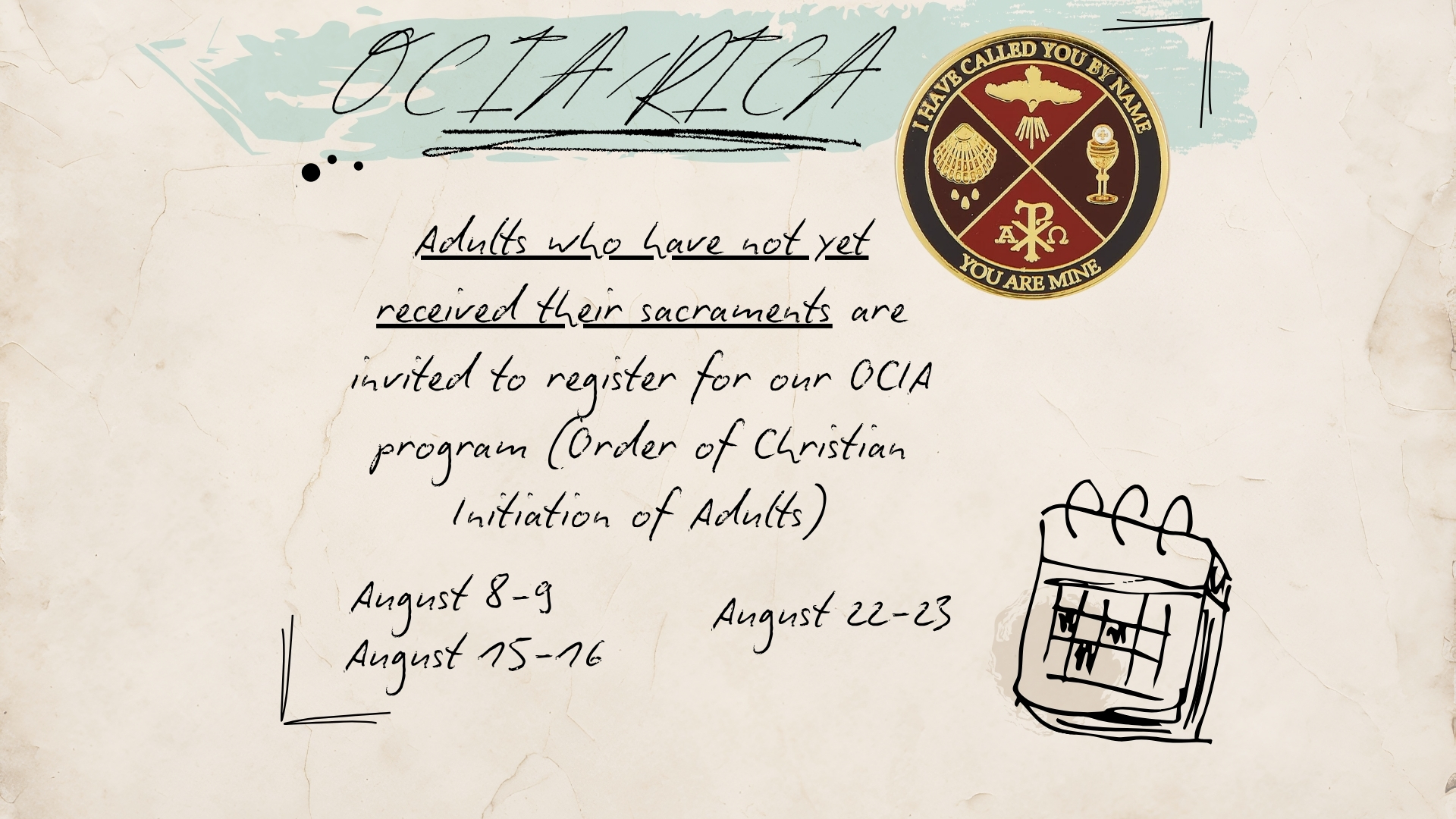 Order of Chirstian Initiation of Adults