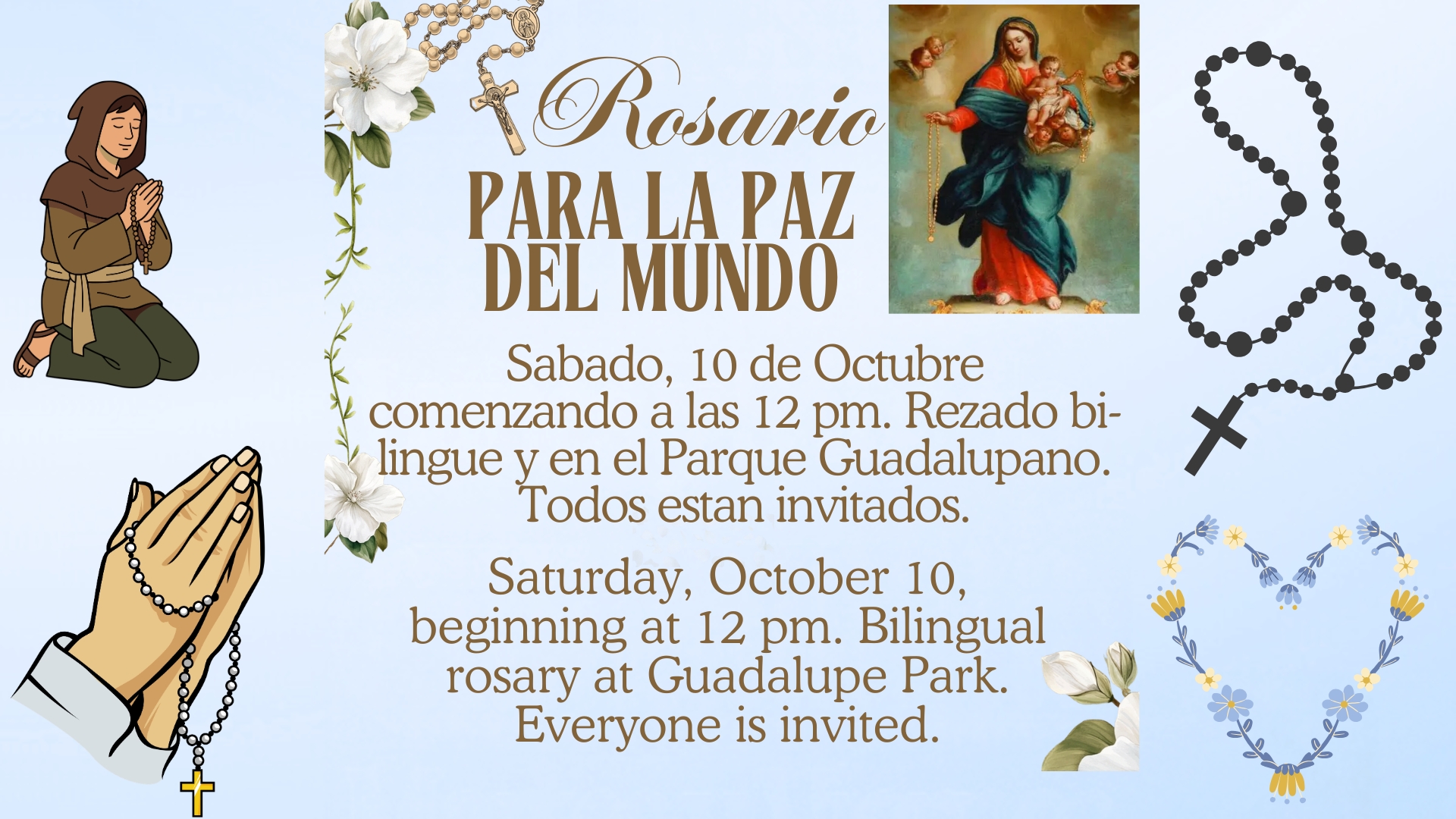 Rosario para la paz del mundo