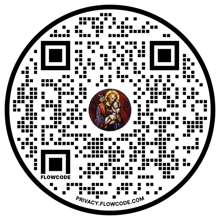 QR code that opens St. Joseph Catholic Church's secure online donation page